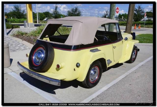 1948 Yellow Willys Jeepster