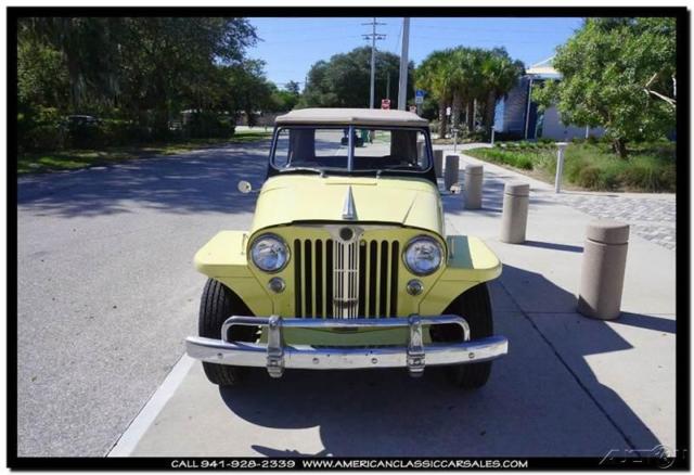 1948 Yellow Willys Jeepster
