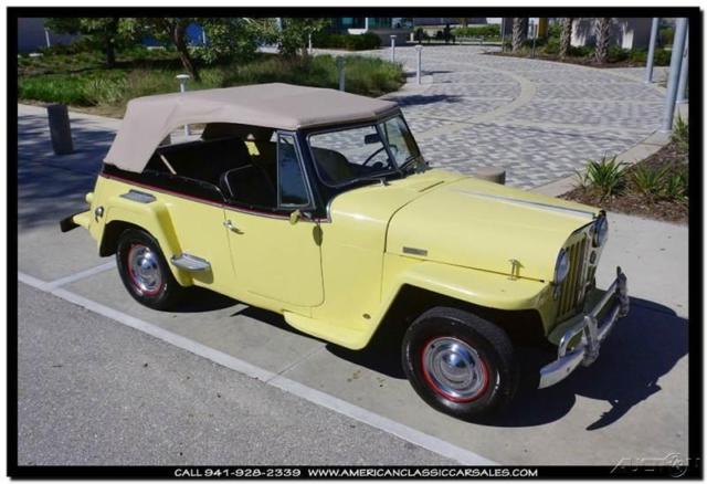 1948 Yellow Willys Jeepster