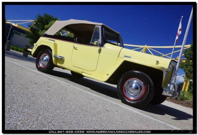 1948 Yellow Willys Jeepster