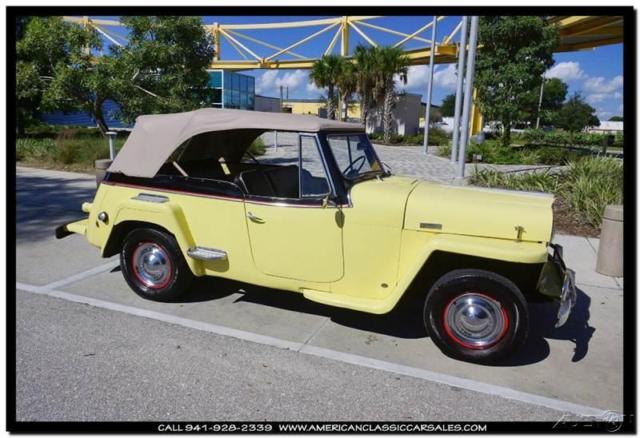 1948 Yellow Willys Jeepster