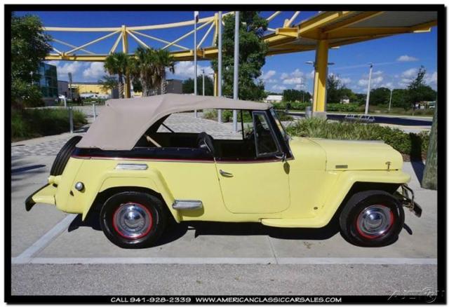 1948 Yellow Willys Jeepster