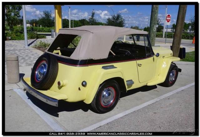 1948 Yellow Willys Jeepster