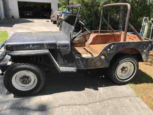 1948 Black Willys CJ-2A