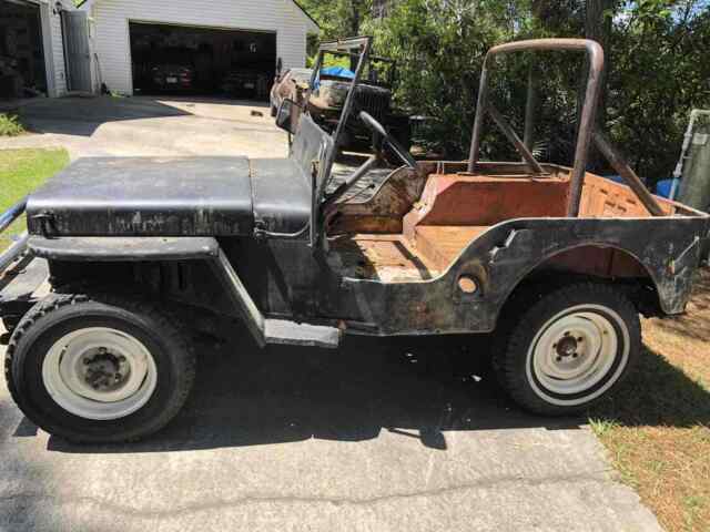1948 Black Willys CJ-2A