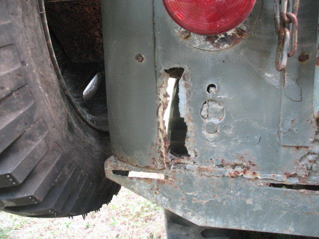 1948 olive drab Willys CJ2A Jeep