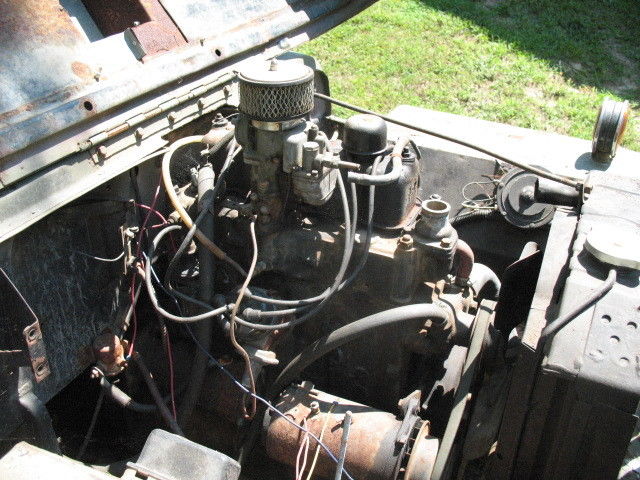 1948 olive drab Willys CJ2A Jeep