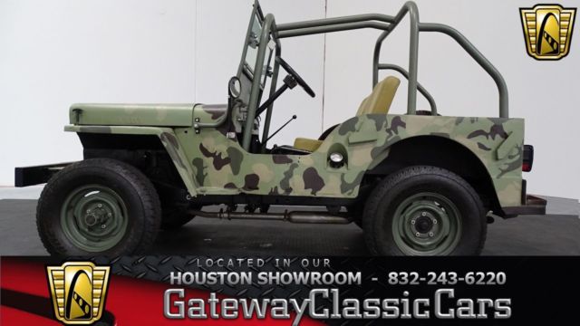 1948 Camouflague Willys CJ2A Convertible