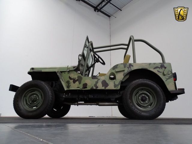 1948 Camouflague Willys CJ2A Convertible