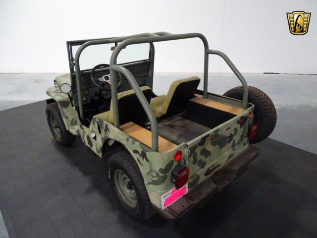 1948 Camouflague Willys CJ2A Convertible