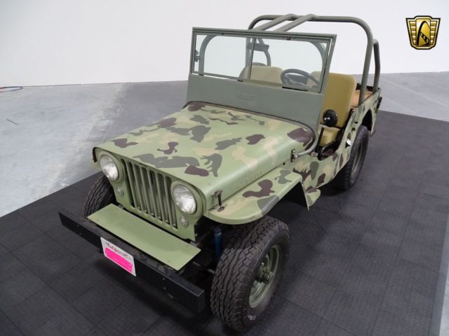 1948 Camouflague Willys CJ2A Convertible
