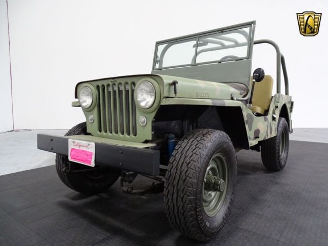 1948 Camouflague Willys CJ2A Convertible