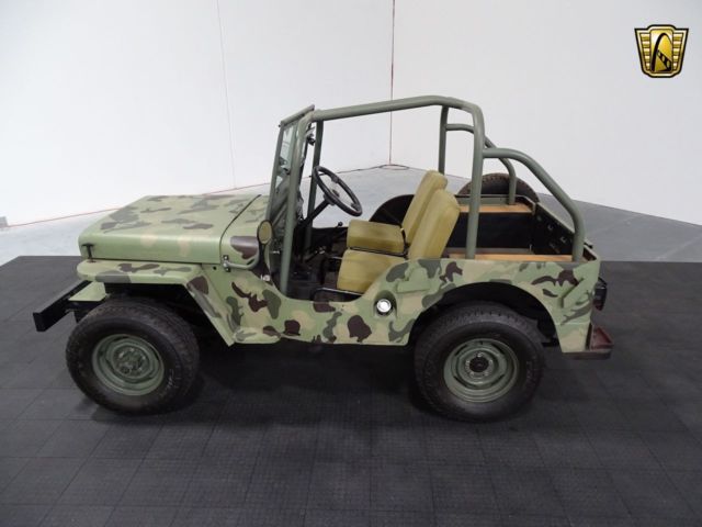 1948 Camouflague Willys CJ2A Convertible