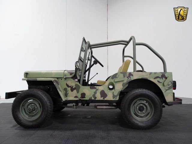 1948 Camouflague Willys CJ2A Convertible