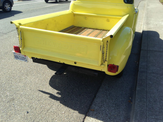 1953 Yellow Chevrolet Other Pickups Standard Cab Pickup