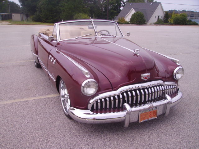 1949 Burgundy Buick Other Convertible