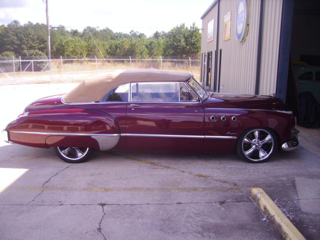 1949 Burgundy Buick Other Convertible