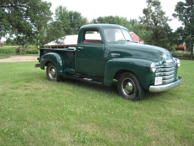 1949 DARK GREEN Chevrolet Other Pickups Pickup