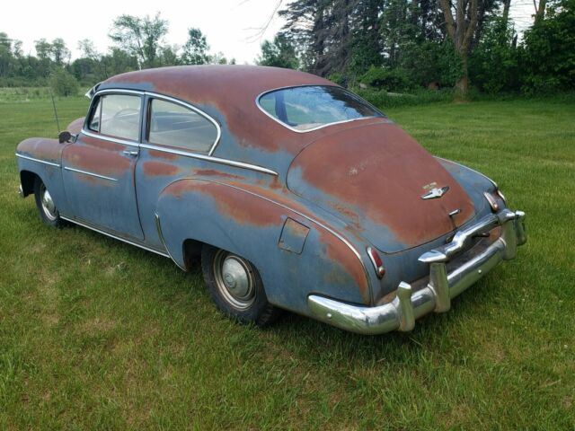 1949 Blue Chevrolet Fleetline
