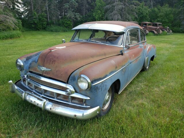 1949 Blue Chevrolet Fleetline