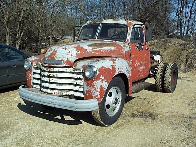 1949 RED Chevrolet Other Pickups Cab & Chassis