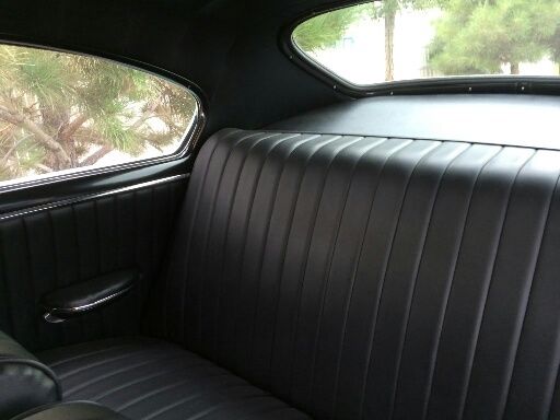 1949 black tuck and roll Chevrolet Other 2 dr sedan