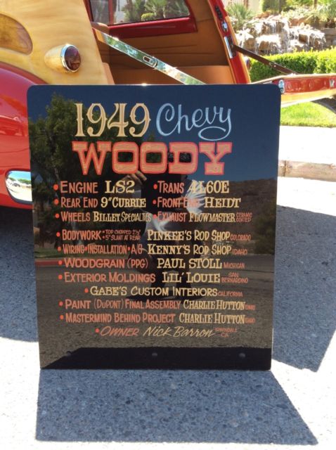 1949 Red Chevrolet Other Pickups Woody coupe