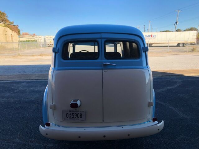 1949 Blue and white Chevrolet Suburban Wagon