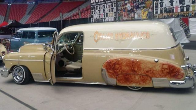 1949 Cream Chevrolet Chevy Sedan Delivery