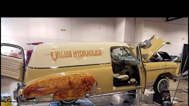 1949 Cream Chevrolet Chevy Sedan Delivery