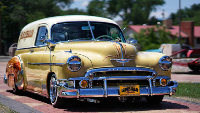 1949 Cream Chevrolet Chevy Sedan Delivery