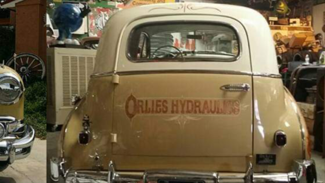 1949 Cream Chevrolet Chevy Sedan Delivery