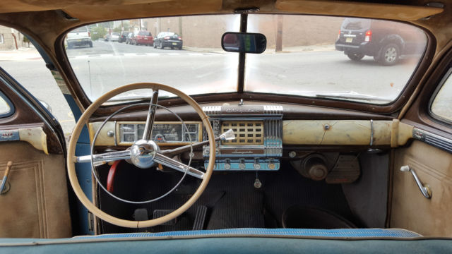 1949 Blue Chrysler Windsor