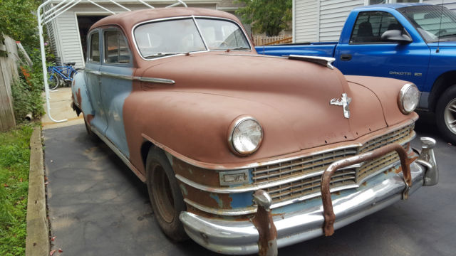 1949 Blue Chrysler Windsor