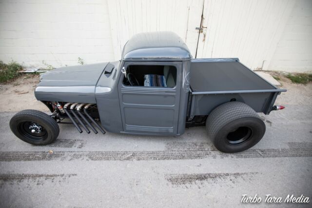 1949 Gray Willys CJ2A Coupe