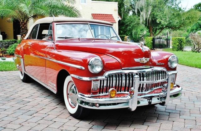 1949 Red DeSoto Custom Convertible