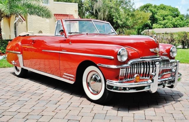 1949 Red DeSoto Custom Convertible