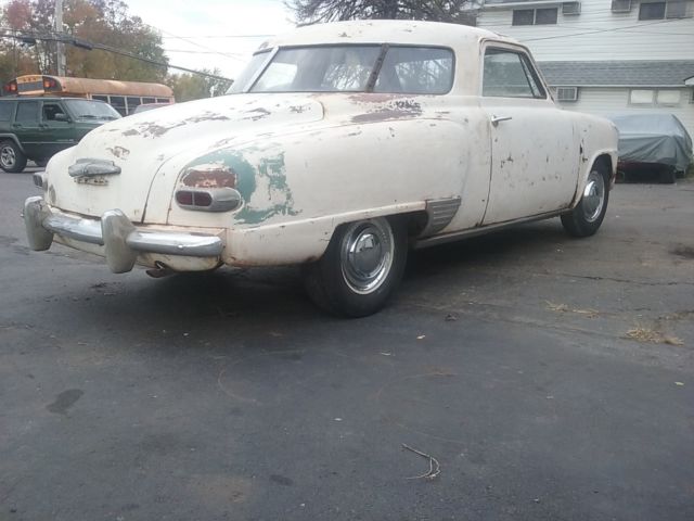 1949 White Studebaker Champion Coupe