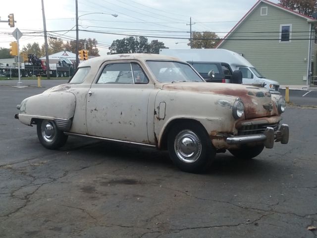 1949 White Studebaker Champion Coupe