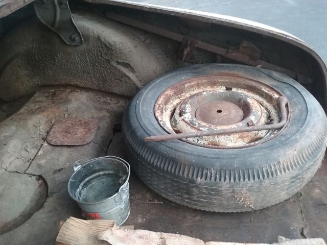 1949 White Studebaker Champion Coupe