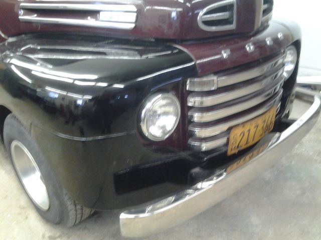 1949 maroon/black Ford Other Pickups Standard Cab Pickup