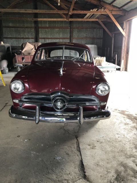 1949 MAROON Ford Fairlane Sedan