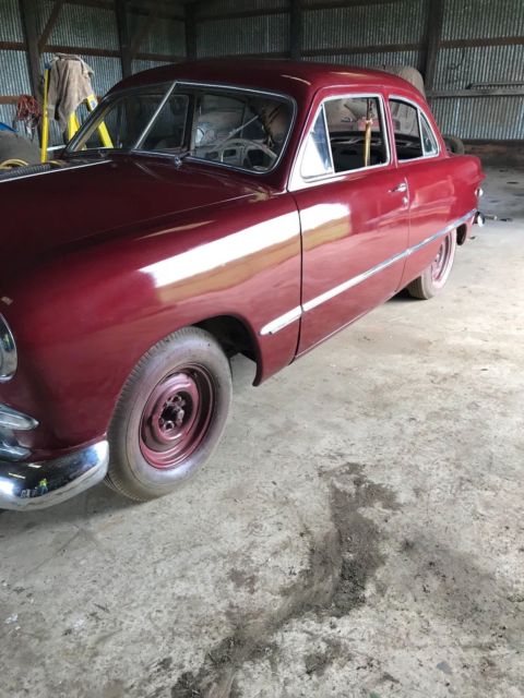 1949 MAROON Ford Fairlane Sedan