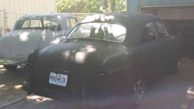 1949 Black Ford Tudor sedan Coupe