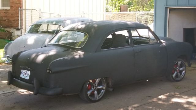 1949 Black Ford Tudor sedan Coupe