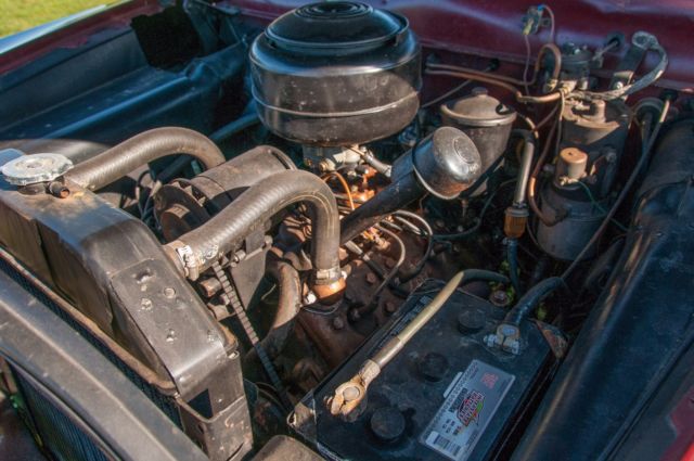 1949 Midland Maroon Ford Custom Convertible Convertible