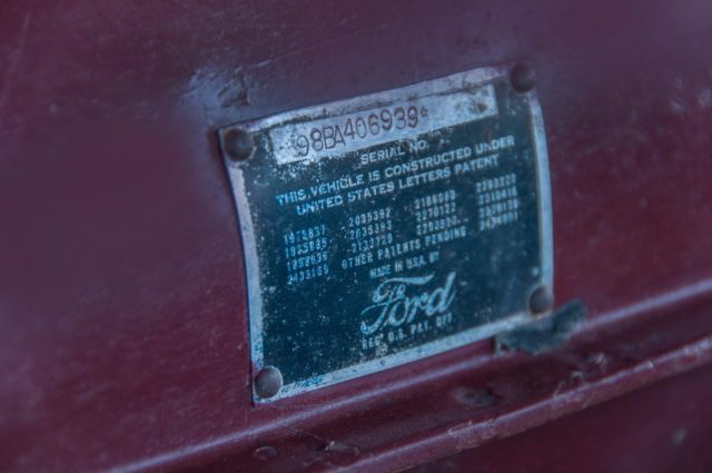 1949 Midland Maroon Ford Custom Convertible Convertible