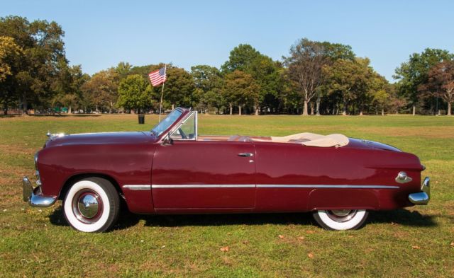 1949 Midland Maroon Ford Custom Convertible Convertible