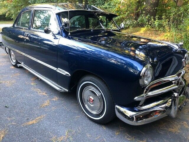 1949 Blue Ford Custom Coupe
