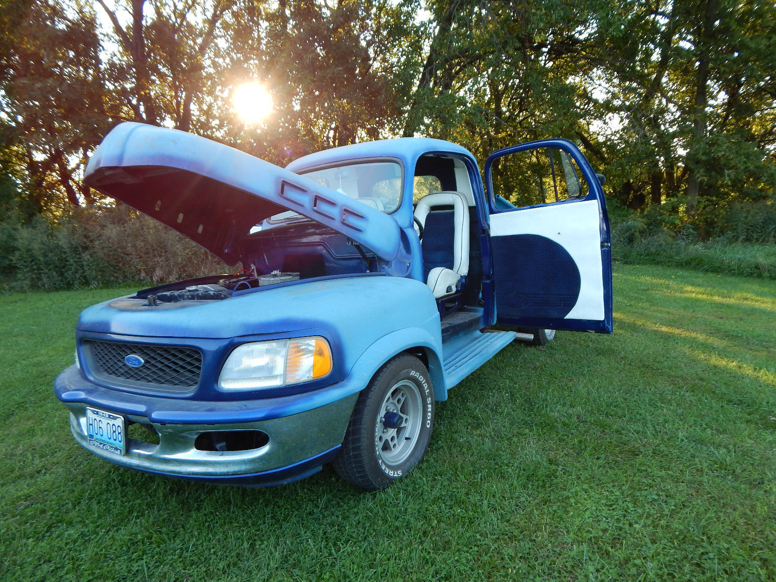 1949 Primer Blue Ford Other Pickups Standard Cab Pickup